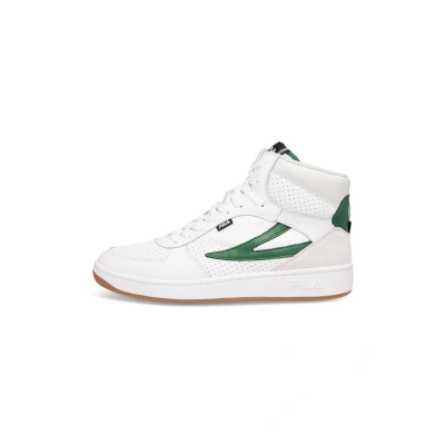 Afbeelding van Fila Sevaro MID Sneakers hoog, Dames, Maat: 36, White/verdant green Leer/ synthetisch