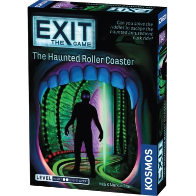 Afbeelding van Thames &amp; Kosmos EXIT: The Haunted Roller Coaster, Escape Room kaartspel, familiespellen voor spelletjes, feestspelletjes volwassenen en kinderen, 1 tot 4 spelers, vanaf 10 jaar