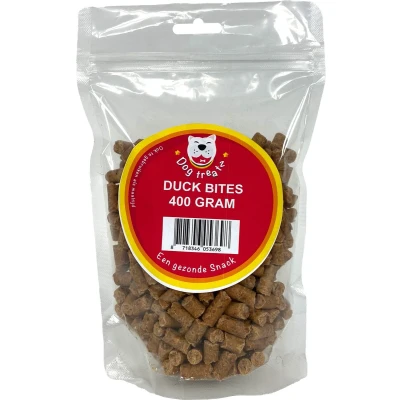 Afbeelding van Dog Treatz Duck Bites 400 GR