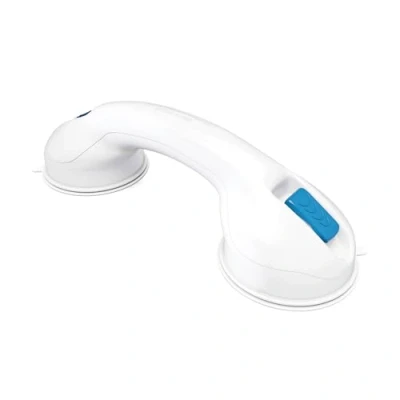 Afbeelding van WEINBERGER Lichtgewicht, sterke mobiele grip voor elke gelegenheid/met zuignappen/houdt op gladde oppervlakken / badkamer, badkamer of douche/perfect midden/kleur: wit/model: 48711