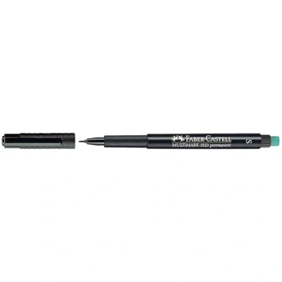 Afbeelding van marker Faber Castell Multimark permanent S zwart