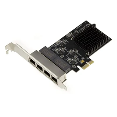 Afbeelding van KALEA INFORMATIQUE Realtek RTL8111H PCIe 4 poorts LAN RJ45 Gigabit Ethernet 10 1000 Mbps netwerkkaart met quad chipset