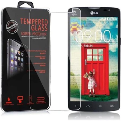 Afbeelding van Cadorabo Screenprotector geschikt voor LG L80 Pantser film Beschermende in KRISTALHELDER Geharde (Tempered) display beschermglas 9H hardheid met 3D Touch