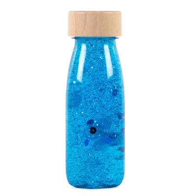 Afbeelding van Petit boum sensorische fles float blue