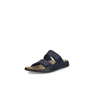 Afbeelding van ECCO Cozmo Pantoffels, Heren, Maat: 44, Marine Nubukleer