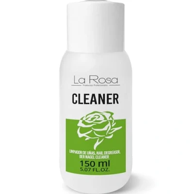 Afbeelding van LaRosa Nail CLEANER nagelontvetter 150 ml voor het afvegen van de gelnagellak uv led manicure, desinfecteren nagel en verwijderen kleverige lagen, CLENASER