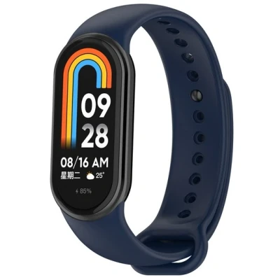 Afbeelding van Siliconen bandje Navy Xiaomi Smart band 8