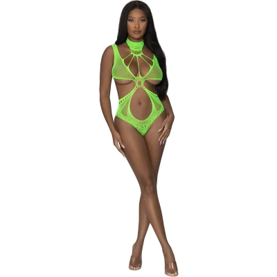 Afbeelding van Magic Silk Exposed S162LIM1SZ Seamless Teddy One Size