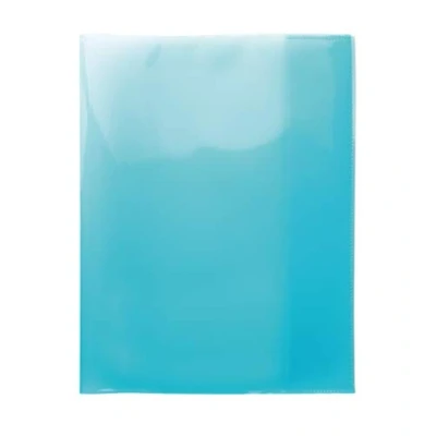 Afbeelding van HERMA 19627 kwart set van 10 transparante notitieboekomslagen duurzame polypropyleenfolie, wasbaar en extra dik, transparant turquoise