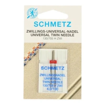 Afbeelding van Schmetz Tweeling Naald 1 stuk dikte 4.0/100