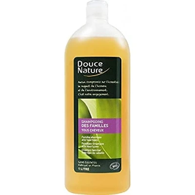 Afbeelding van Douce Nature PRI 4804 hygiëne voor biologisch haar shampoo gezinnen Ortie Palmarosa 1 l