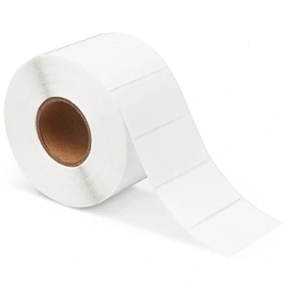Afbeelding van zelfklevende etiketten, 1 rol, 1000 witte effen, zelfklevend, 60 x 30 mm, etiketten voor het afdrukken van e mailadressen, prijskaartje