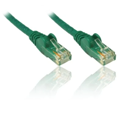 Afbeelding van PremiumCord ethernet netwerkkabel, LAN en patch Cat6, UTP, snel flexibel RJ45 kabel 1 Gbit/s, AWG 26/7 100% koperen groen 3 m