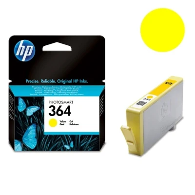 Image de HP 364 cartouche d&#039;encre jaune authentique