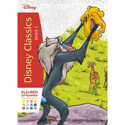 Afbeelding van Disney Classics boek 1 Kleuren op nummer voor volwassenen