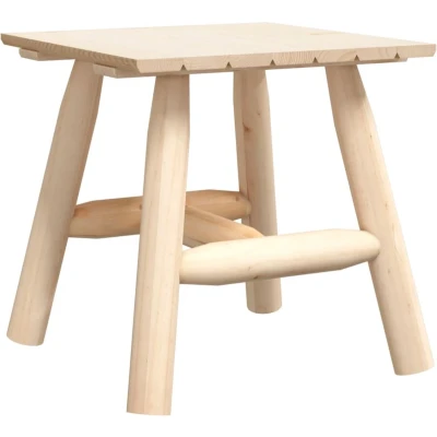 Afbeelding van Salontafel 90X50X41 Cm Massief Vurenhout Naturel / Vierkante tafel