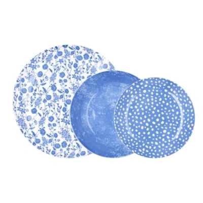 Afbeelding van Serviesset Bidasoa Aquilea Blauw Keramisch 18 Onderdelen
