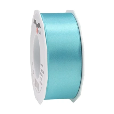 Afbeelding van Präsent Aquamarijn satijnen lint 40 mm breed, 25 m lang
