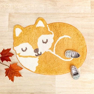 Afbeelding van Sass &amp; Belle Woodland Fox vloerkleed bruin/crème eenheidsmaat