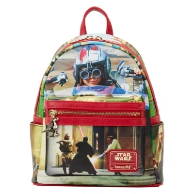 Afbeelding van Loungefly: Star Wars Scenes Phantom Menace Mini Backpack