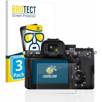 Afbeelding van BROTECT Screenprotector voor Sony Alpha 7R V / a7R Folie Beschermfolie Beschermglas transparant (3 Stuks)