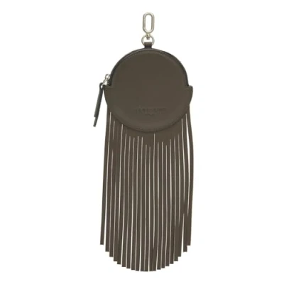 Afbeelding van LIEBESKIND BERLIN Leren Utensil zak Francis Pendant Square Nori Green Bruine