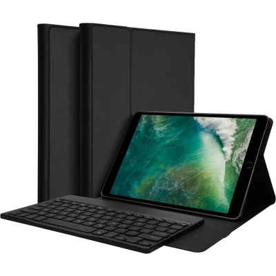 Afbeelding van Accezz AZERTY Bluetooth Keyboard Bookcase Geschikt voor de iPad 6 (2018) 9.7 inch / 5 (2017) Air 2 (2014) 1 (2013) Zwart