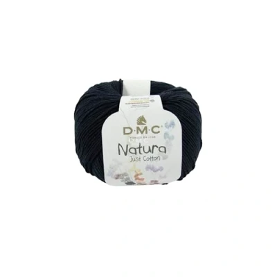 Afbeelding van DMC Natura garen, 100% katoen, zwart N11