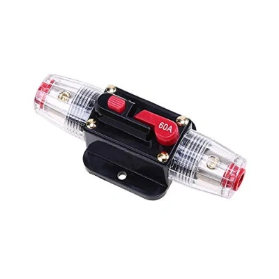 Afbeelding van Mintice 12 V 60 A Auto Motor Online Audio Stroomonderbreker Stereo Zekeringhouder Bescherming Reset De Zekering