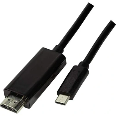 Afbeelding van USB C Kabel 3.2 Gen1 zu HDMI A 4K/60 Hz, schw. 1,8m