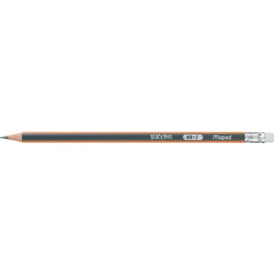 Afbeelding van Maped Potlood Black&#039;peps 2b, Met Gum