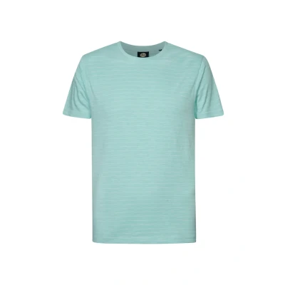 Afbeelding van Petrol Industries Tshirt print, Heren, Maat: 3XL, Aqua