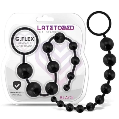 Afbeelding van G.Flex Bendable Thai Anal Beads Black