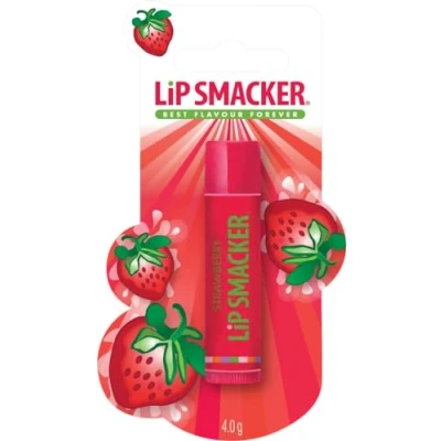 Afbeelding van Lip Smacker Strawberry Simple Blister, lippenbalsem voor kinderen, veilig en kleurloos een natuurlijke afwerking, aardbeiensmaak