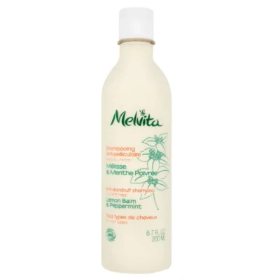 Afbeelding van Melvita Shampooing Antipelliculaire Mélisse &amp; Menthe Poivrée Shampoo 200 ml