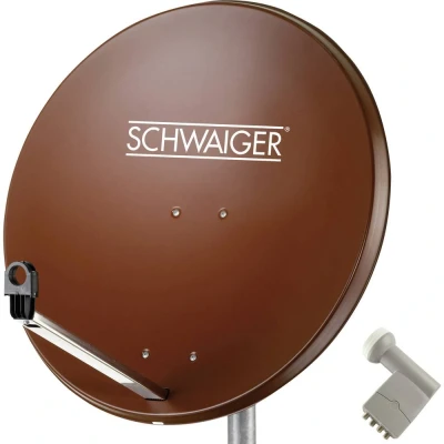 Afbeelding van Schwaiger SPI9962SET9 Satellietset zonder receiver Aantal gebruikers: 4 80 cm