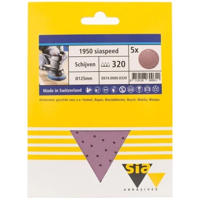 Afbeelding van Siaspeed 1950 Schijven Schuurpapier 320 Schildersbenodigdheden
