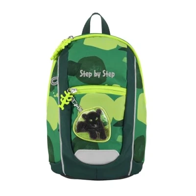 Afbeelding van Step by Rugzak Kiga Mini Backpack 6L Little Wild Cat Chiko Groene