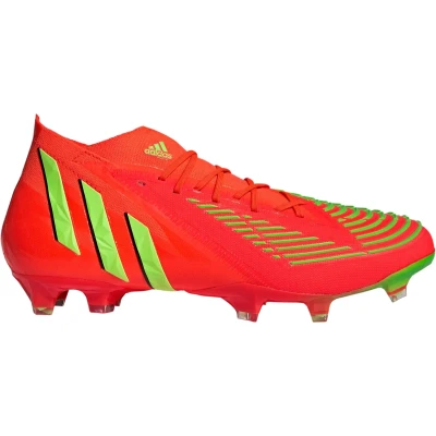 Afbeelding van Predator Edge.1 FG GW1029 Voetbalschoenen Heren Solar Red Team Green Core Black600 9,5 Rood