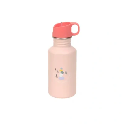 Afbeelding van LÄSSIG Sunny Explorer roestvrijstalen drinkfles, BPA vrij, 500 ml, lekvrij, met sportdrinksluiting, roze