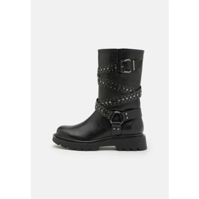 Afbeelding van Tamaris Dames 1 25466 43 modieuze dameslaarzen, zwart.