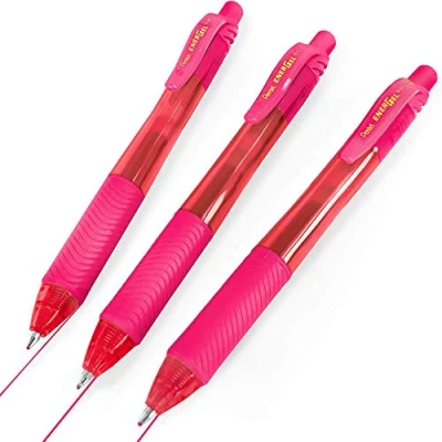 Afbeelding van Pentel Energel X BL107 Gel inktroller, 0,7 mm, roze, 3 stuks