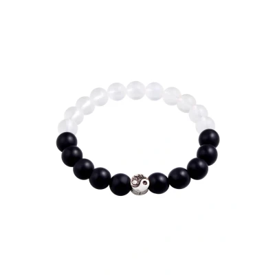 Afbeelding van Kuzzoi YIN YANG Armband, Heren, Maat: 23, Bicolor