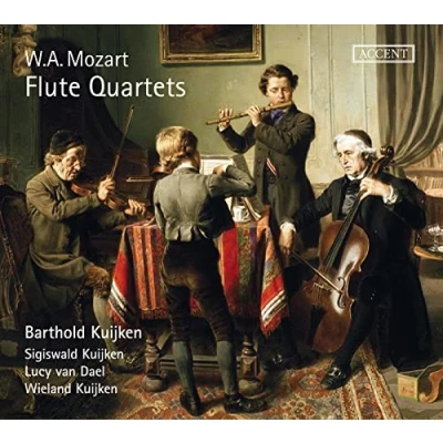 Afbeelding van Barthold Kuijken &amp; Sigiswald Lucy Van Dael K Flute Quartets (CD)