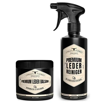 Afbeelding van URBAN FOREST Lederbalsem met bijenwas en avocado olie, premium leervet, voor verzorging van leren autobekleding, jas, motorkleding, handtassen, bankstel, schoenen, paardenzadels