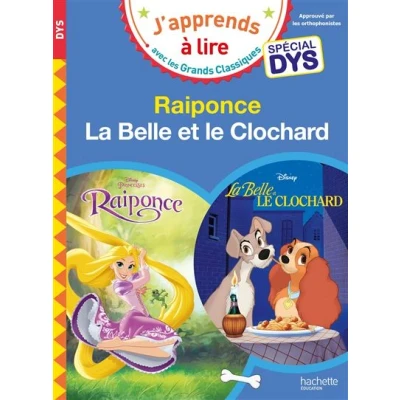 Image de Disney Raiponce / La Belle et le Clochard Spécial DYS (dyslexie)