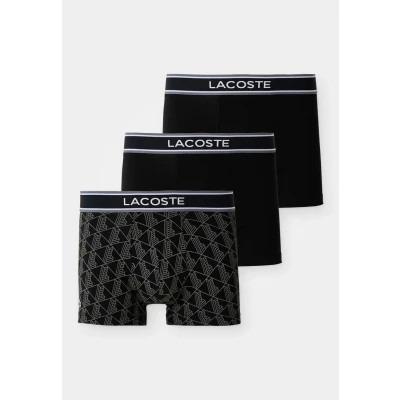 Afbeelding van Lacoste 3 PACK Onderbroeken, Heren, Maat: Large, Black