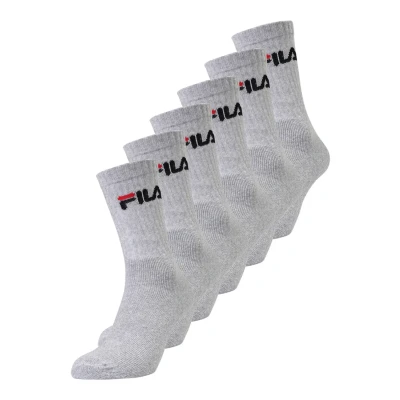 Afbeelding van Fila 6 PACK Sokken grey, Maat: 35 38, Grey