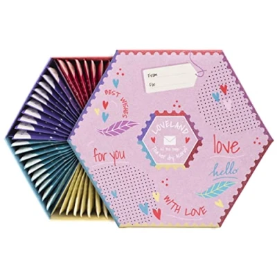 Image de ACORUS Assortiment de thé Loveland Coffret cadeau 6 saveurs paniers à assortis naturels Surprenez vos proches Grande boîte sélection 60 sachets