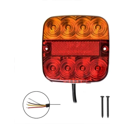 Afbeelding van Pro Plus Achterlicht Aanhangwagen Caravan 12 Volt 5 Functies 107 x mm 8 LED blister